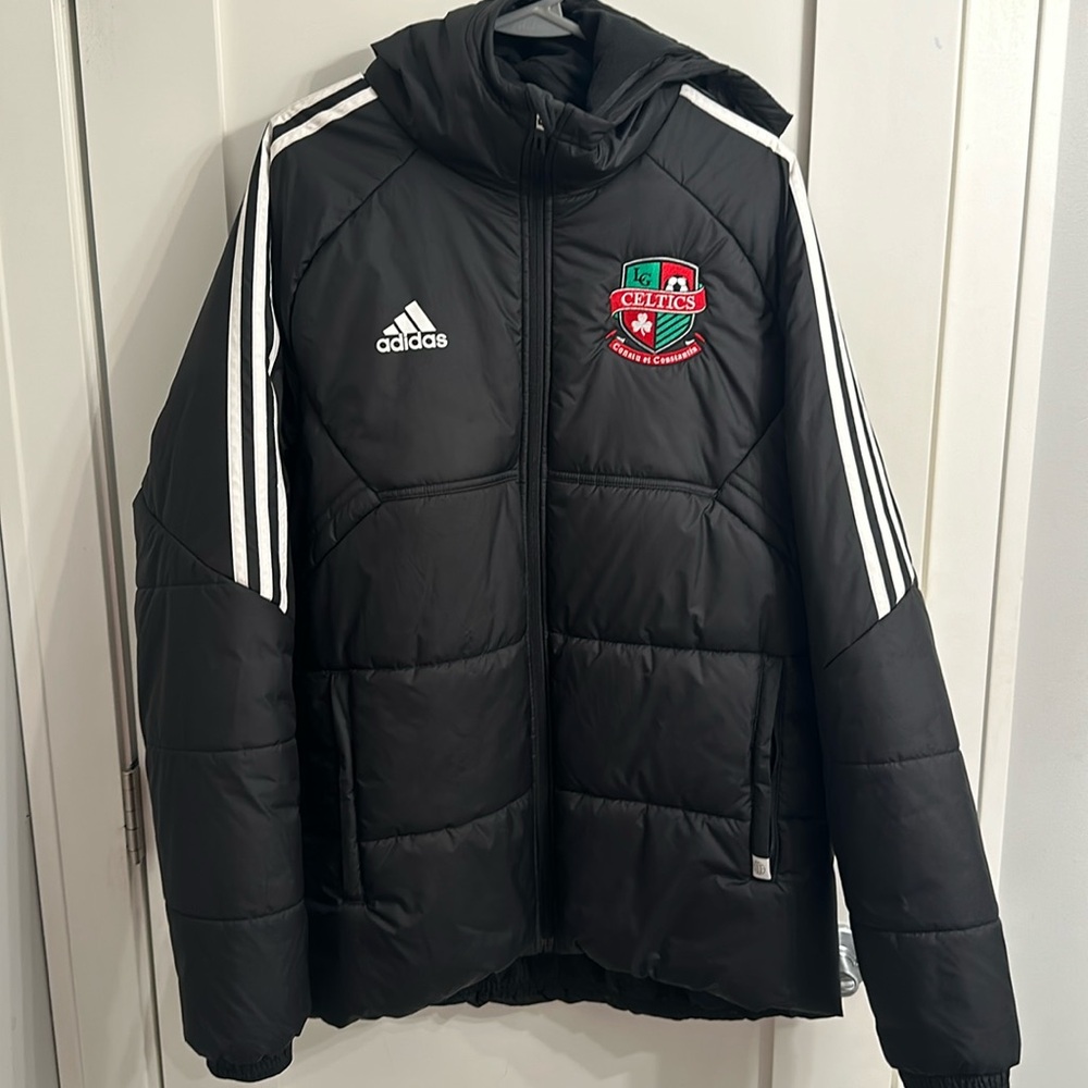adidas Winter Jacket - Black, Men’s Large
